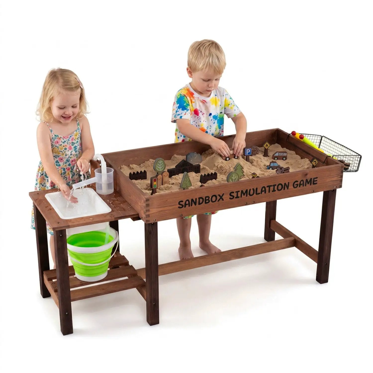 Sensory Sand & Water Table with Pump and 33 Accessories by DirectDeals