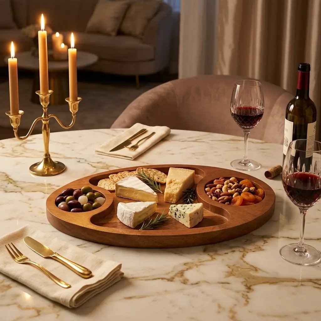 House of Avana Oval Mango Wood Platter by House Of Avana