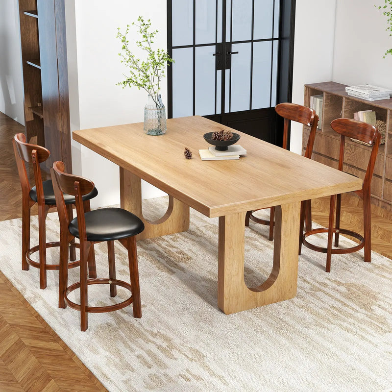 24-Inch Upholstered Counter Height Dining Chairs, Set of 2 by DirectDeals