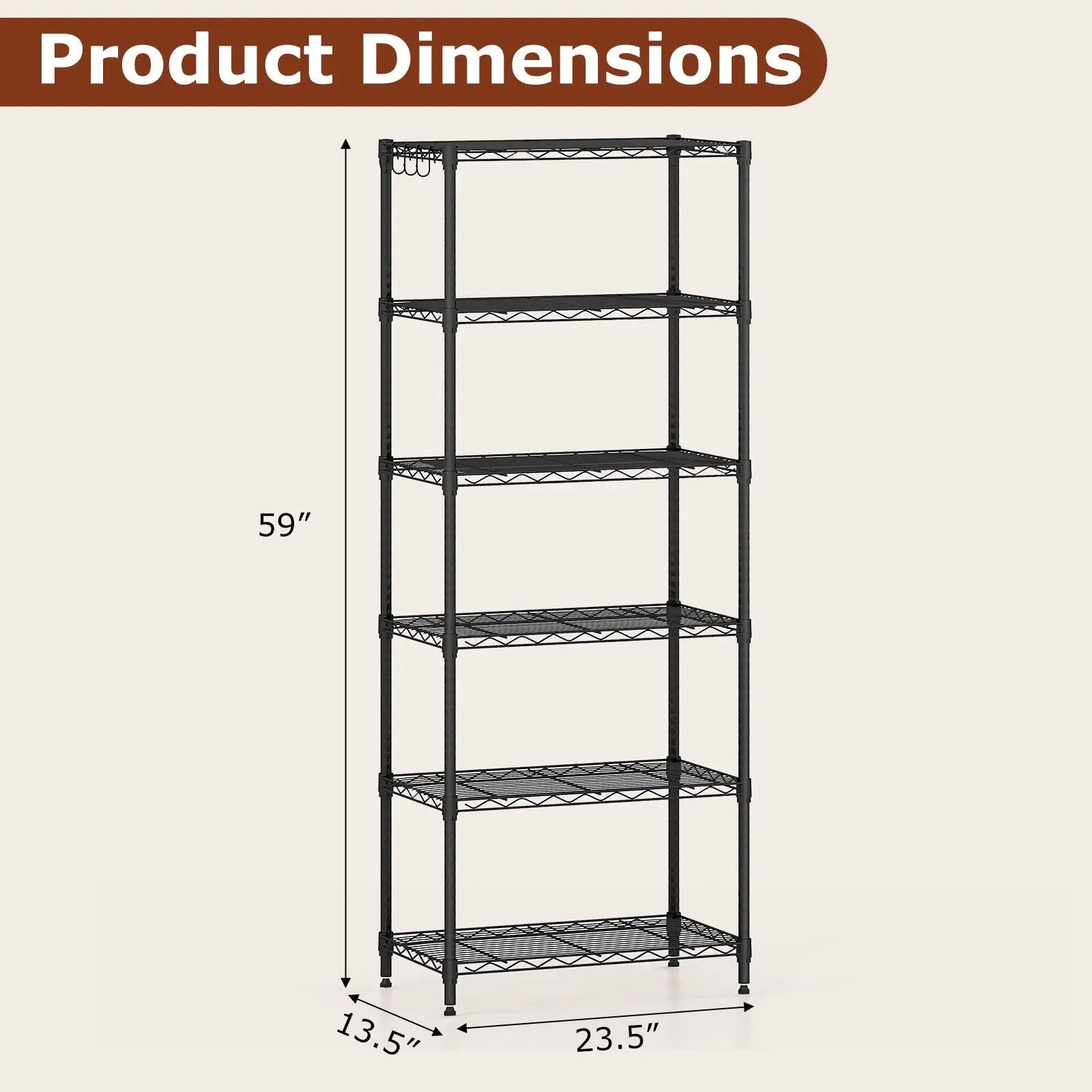 Set of 2 4-Tier Metal Storage Shelving Unit with V-Shaped Wire Rack and 1000 LBS Capacity-Black by DirectDeals