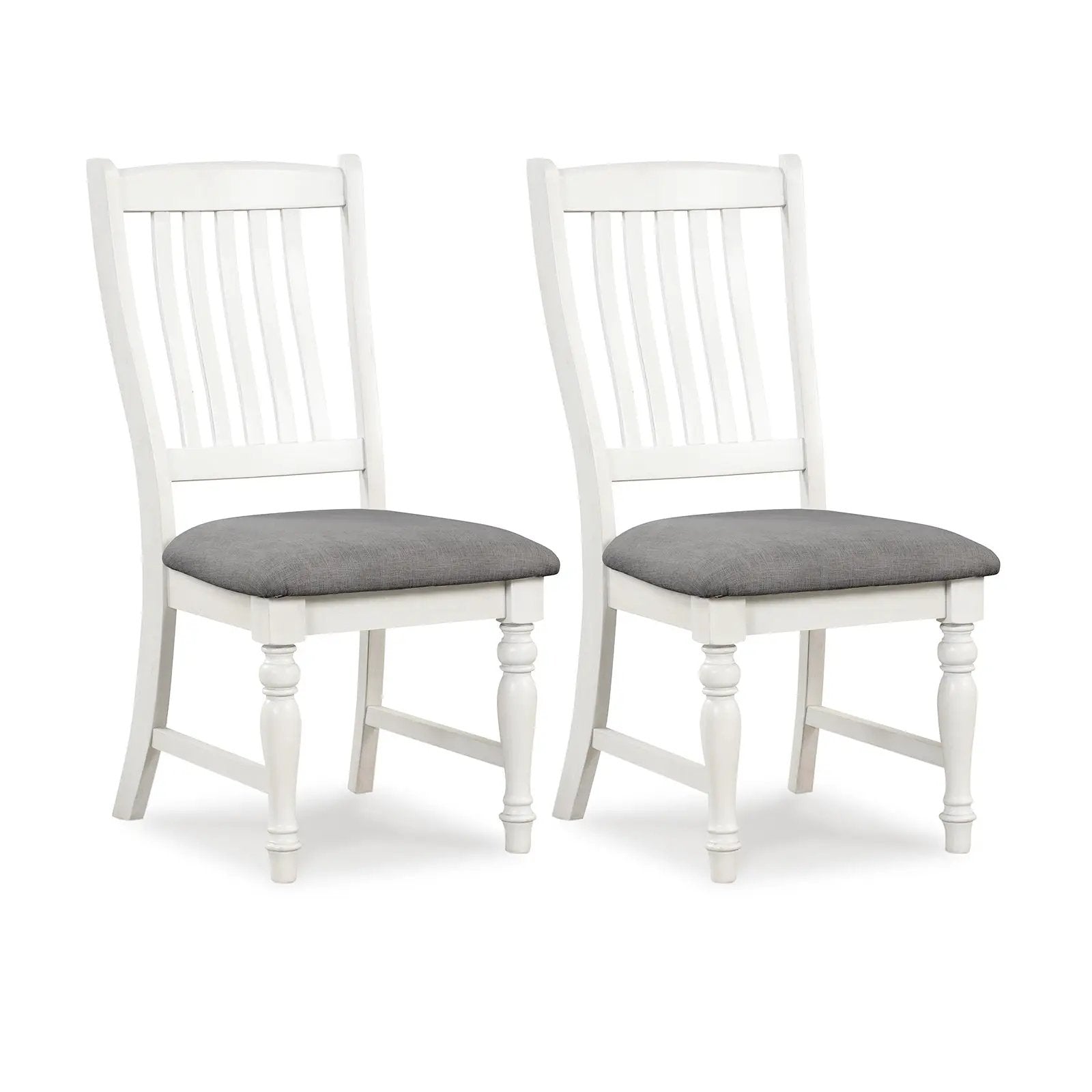 Set of 2 Dining Chairs Kitchen Side Chair with Solid Wood Legs by DirectDeals