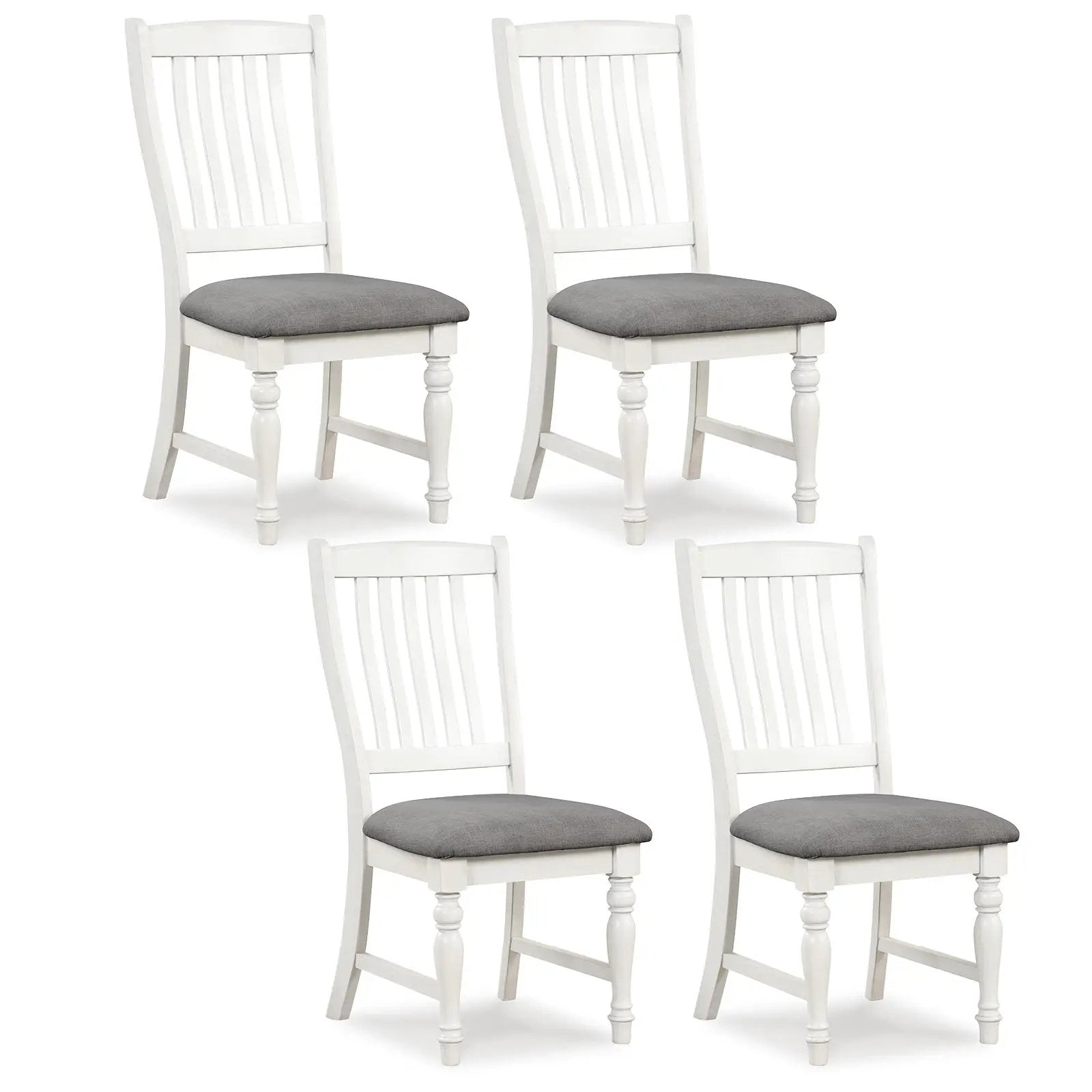 Set of 2 Dining Chairs Kitchen Side Chair with Solid Wood Legs by DirectDeals
