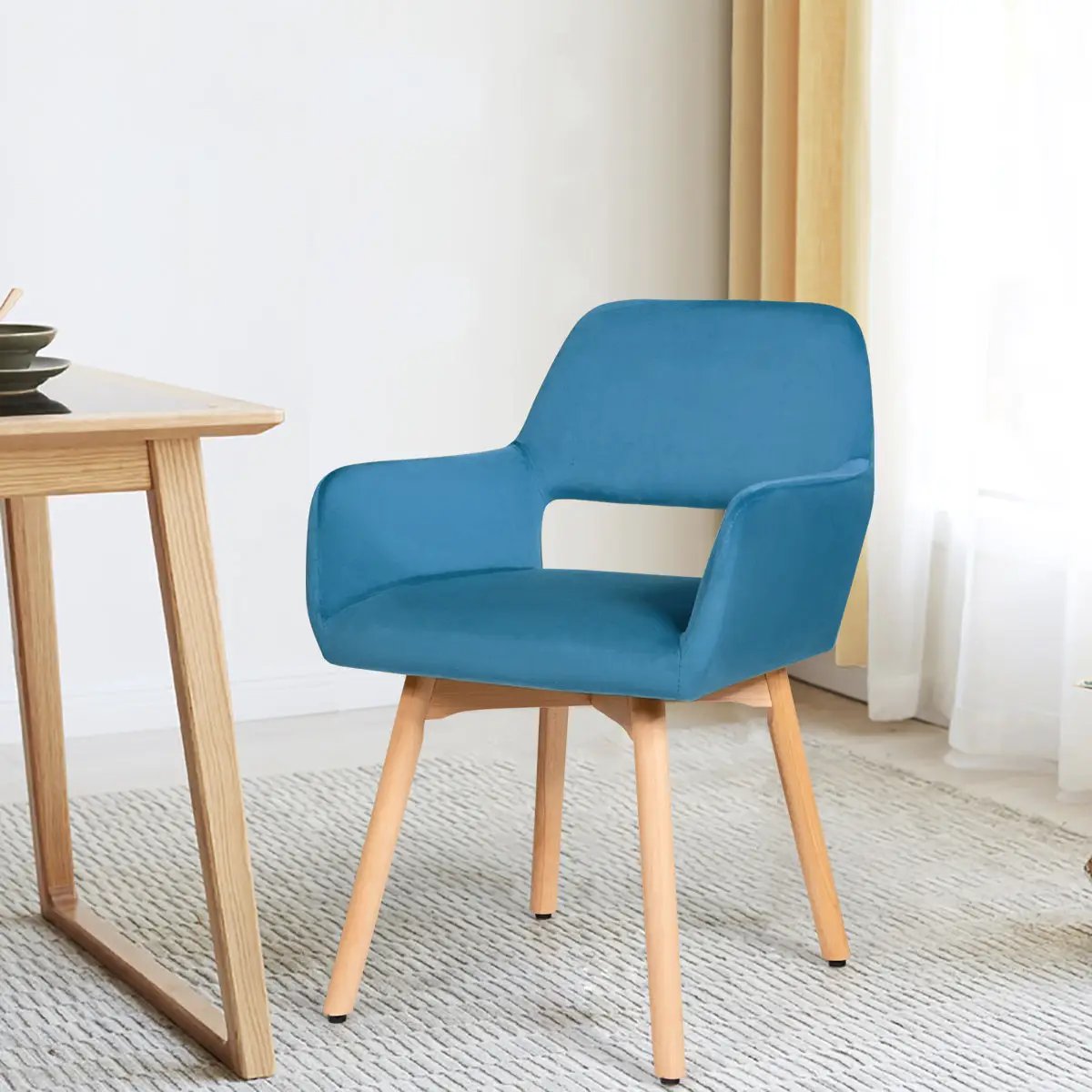 Set of 2 Modern Accent Armchairs by DirectDeals
