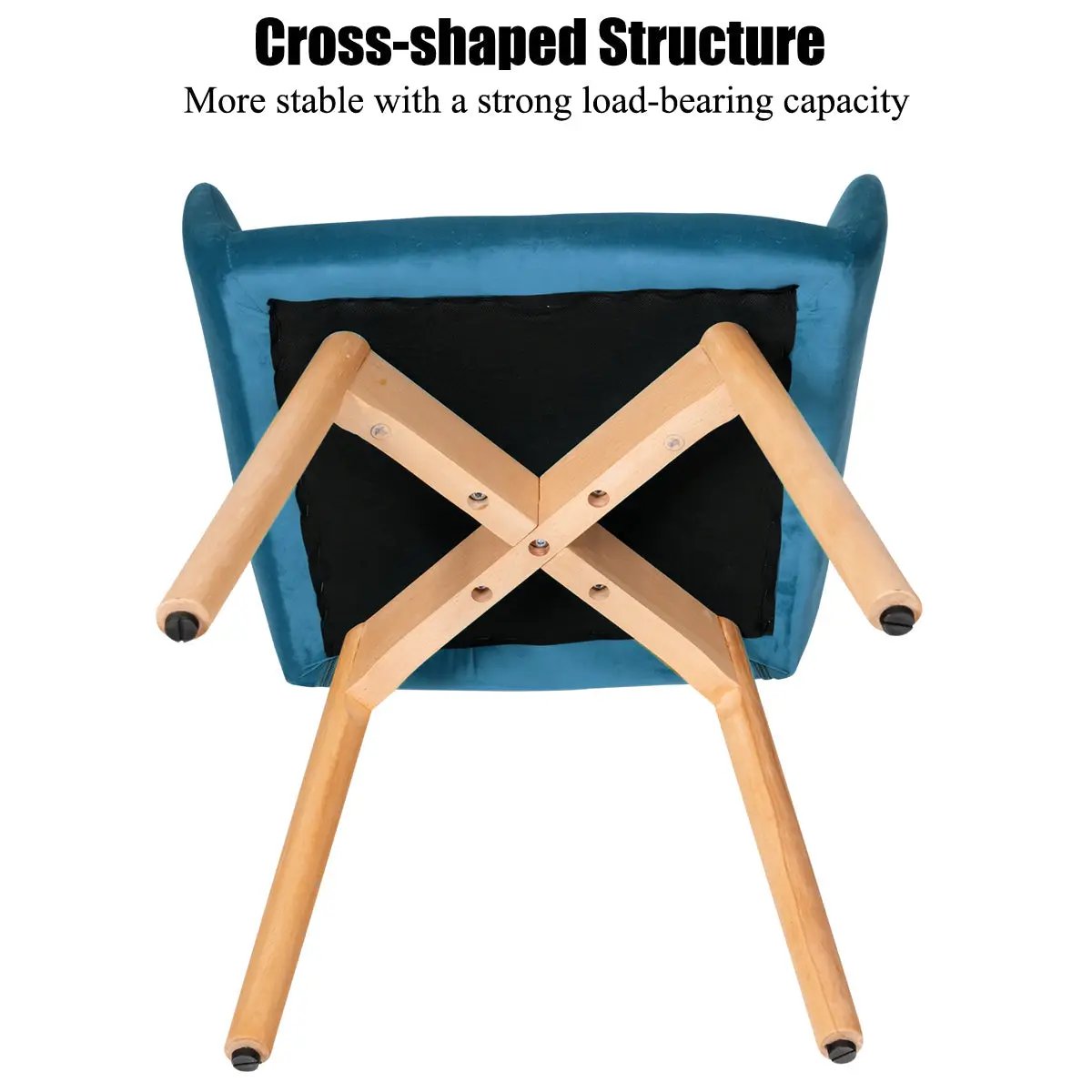 Set of 2 Modern Accent Armchairs by DirectDeals