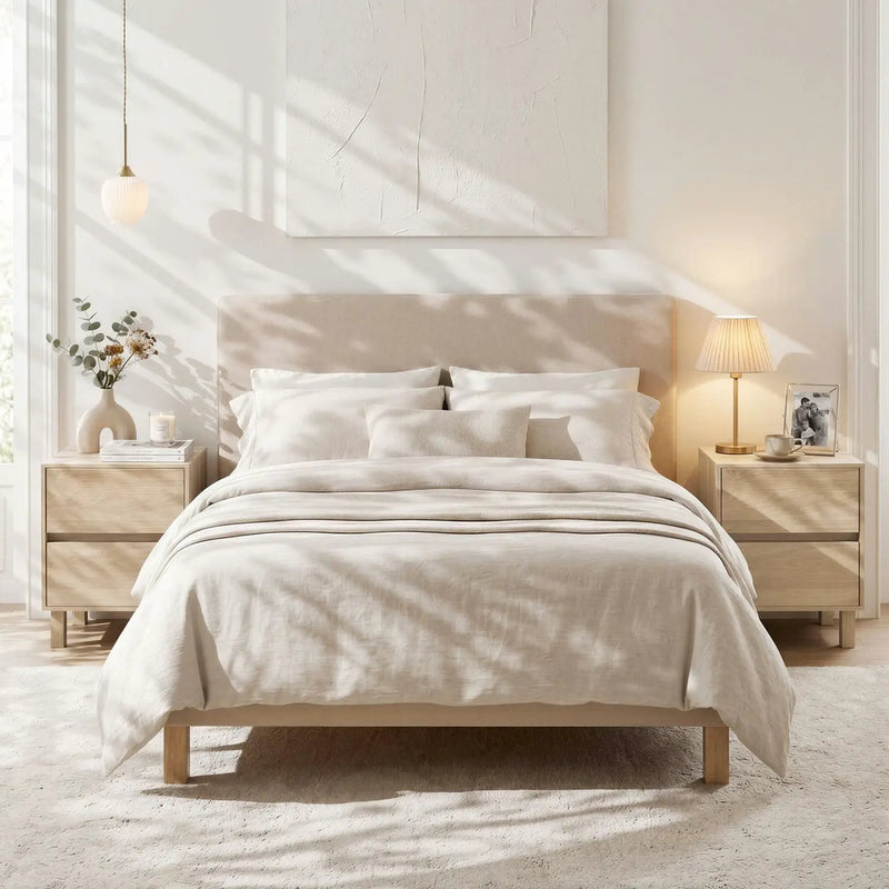 Wooden End Tables Set of 2 with Storage Drawers by DirectDeals