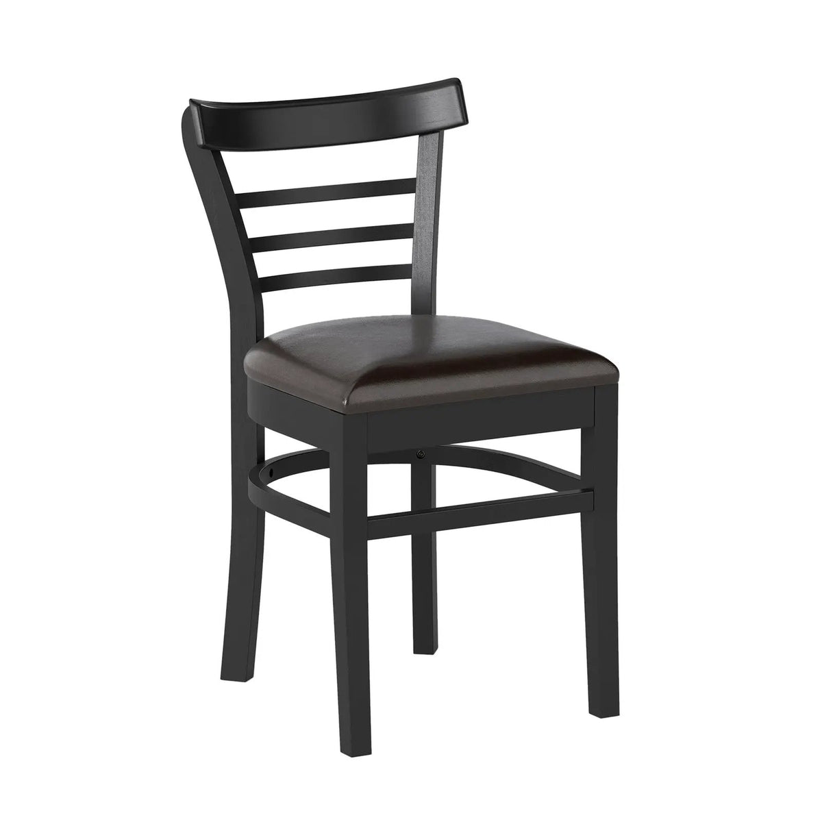Set of 2 Wooden Dining Chair with Rubber Wood Legs for Restaurant by DirectDeals