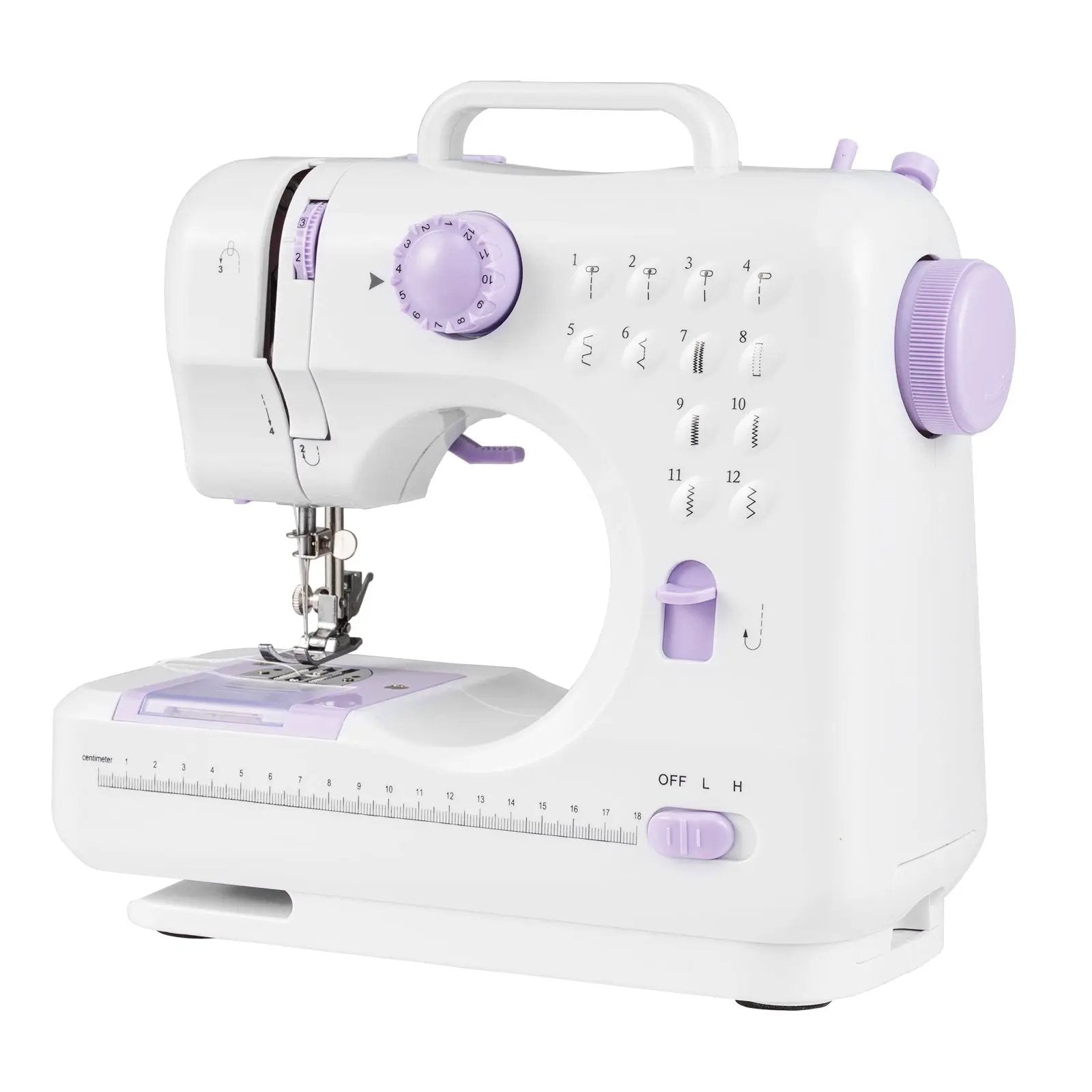 Sewing Machine for Beginners Mini Sewing Machine with 12 Built-in Stitches by DirectDeals