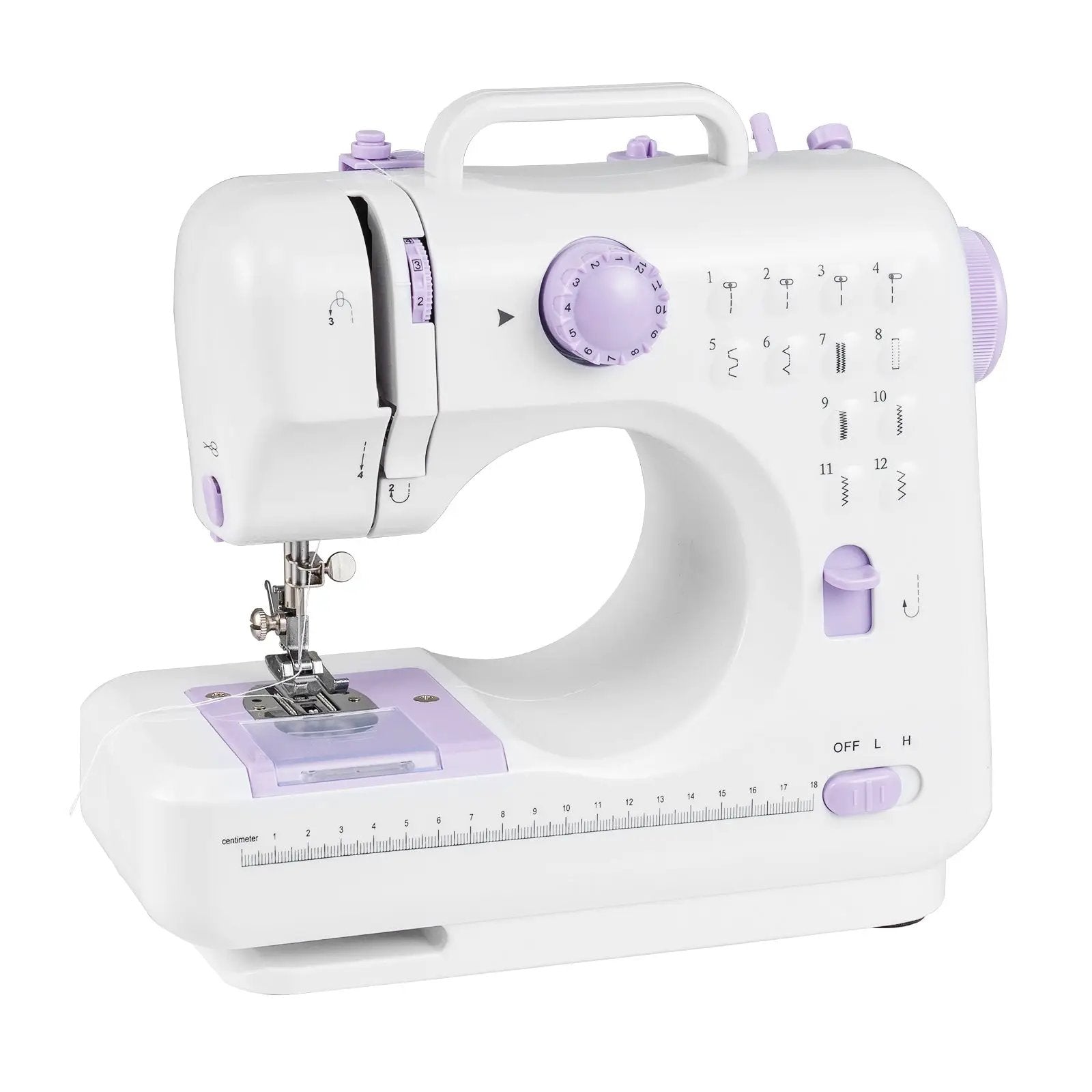 Sewing Machine for Beginners Mini Sewing Machine with 12 Built-in Stitches by DirectDeals
