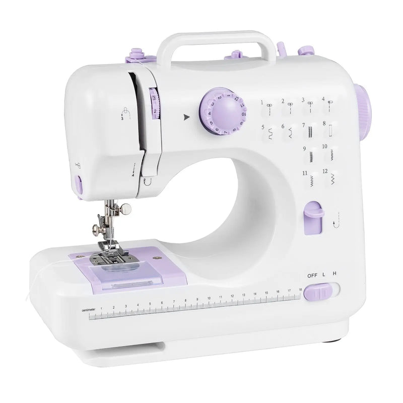 Sewing Machine for Beginners Mini Sewing Machine with 12 Built-in Stitches by DirectDeals