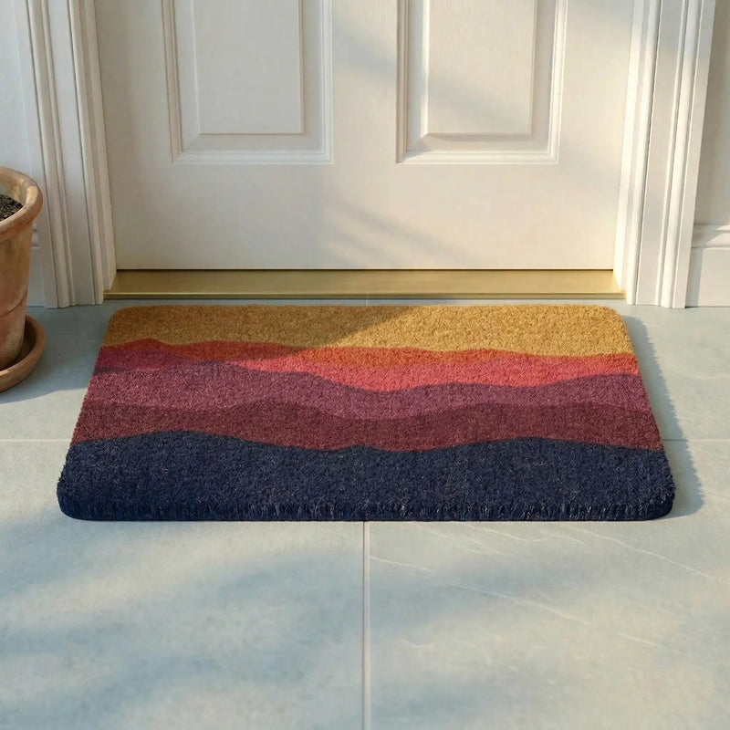 Shades of Dawn Coir Doormat by Fab Habitat