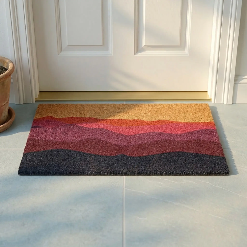 Shades of Dawn Coir Doormat by Fab Habitat