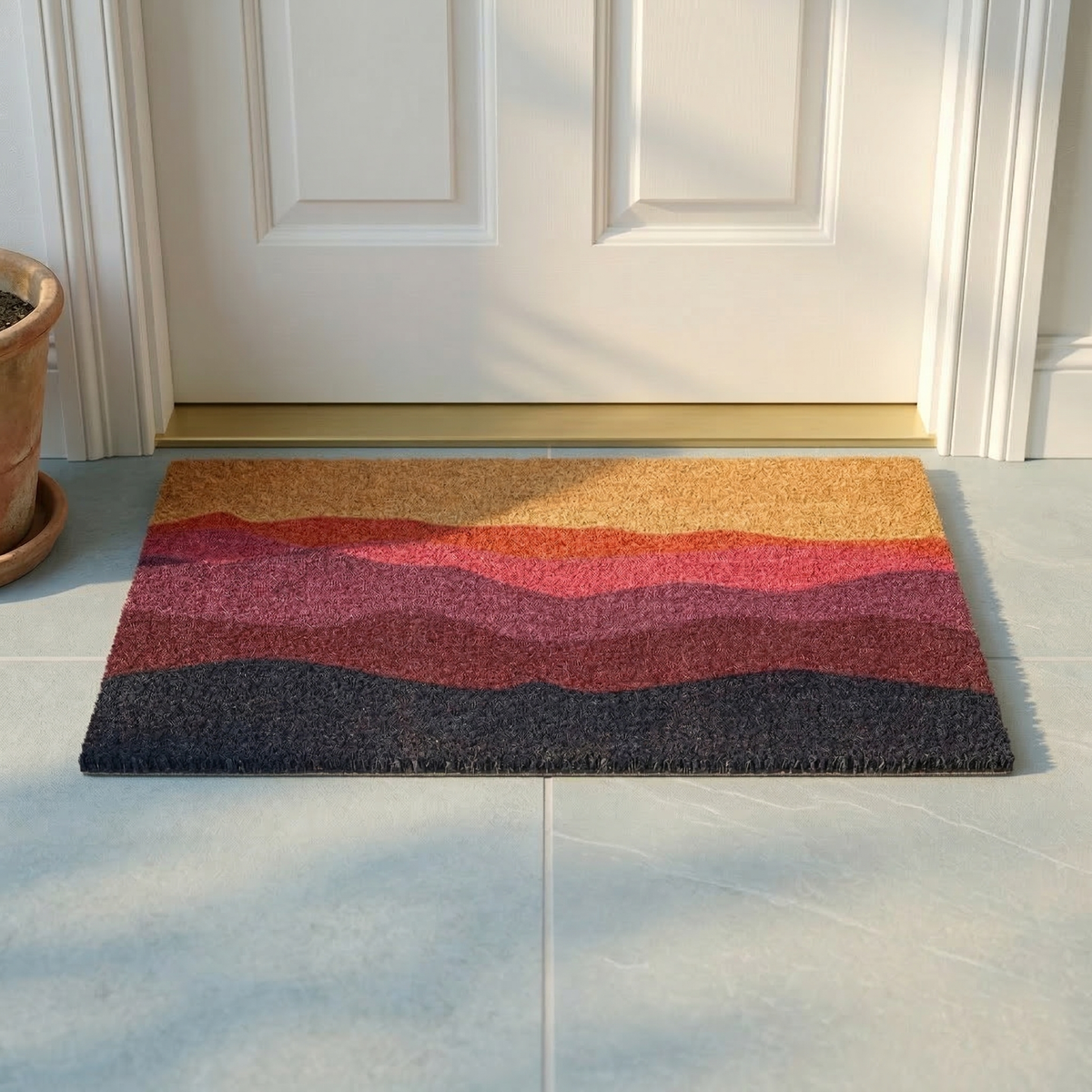 Shades of Dawn Coir Doormat, photo 4 of 22