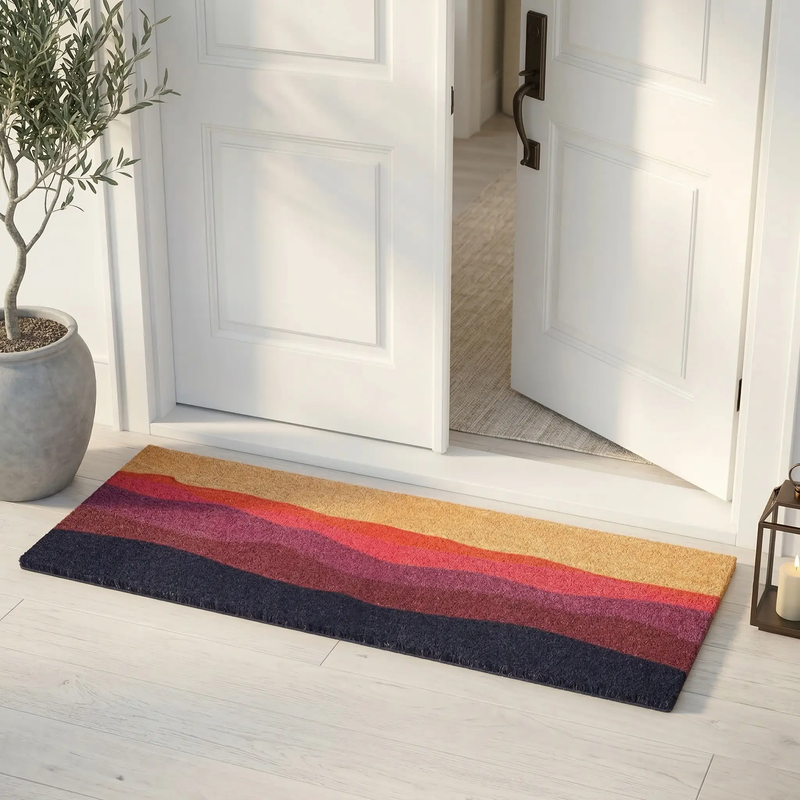 Shades of Dawn Coir Doormat by Fab Habitat