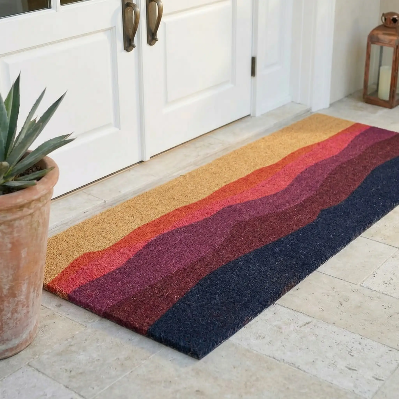 Shades of Dawn Coir Doormat by Fab Habitat
