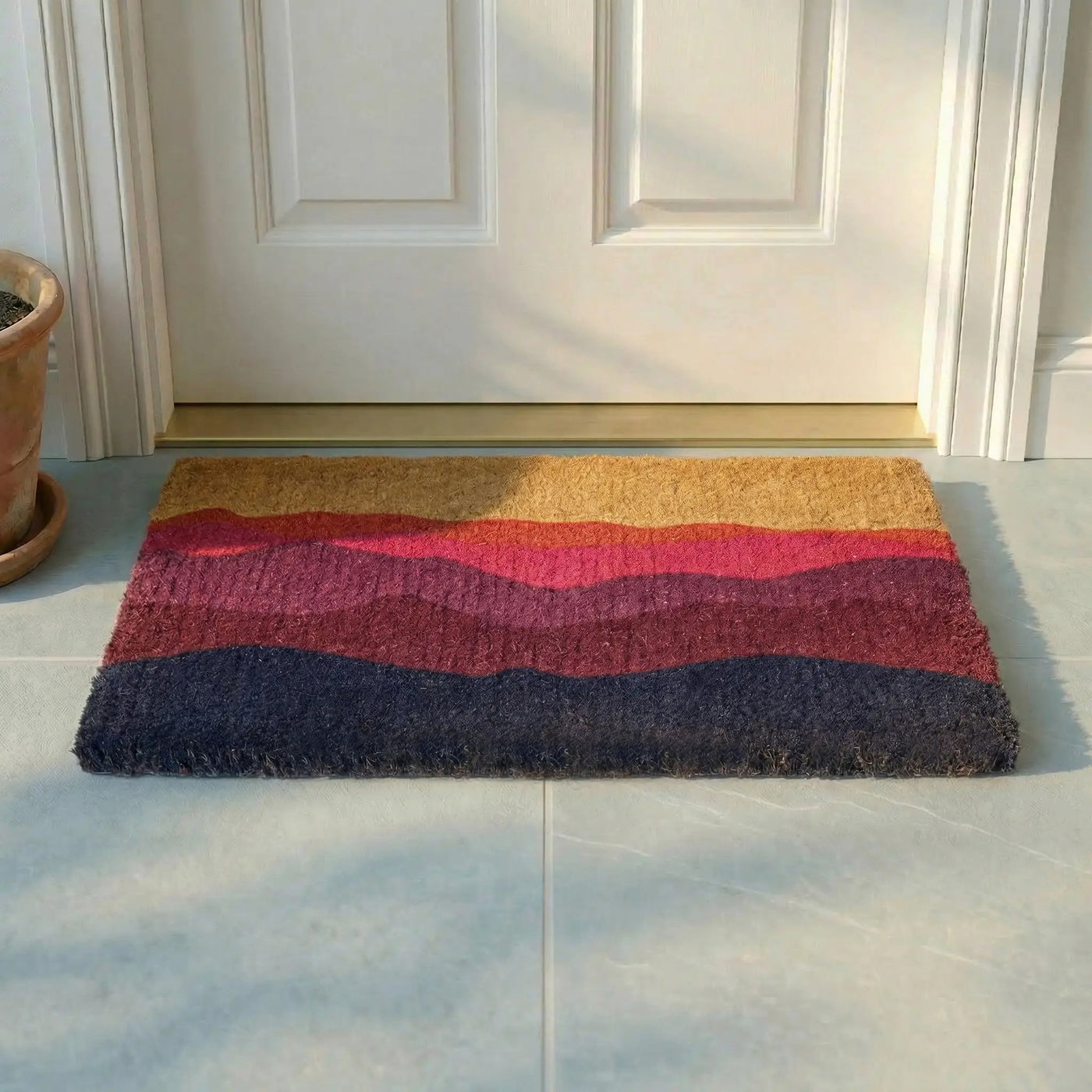 Shades of Dawn Coir Doormat by Fab Habitat