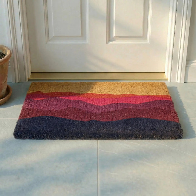 Shades of Dawn Coir Doormat by Fab Habitat