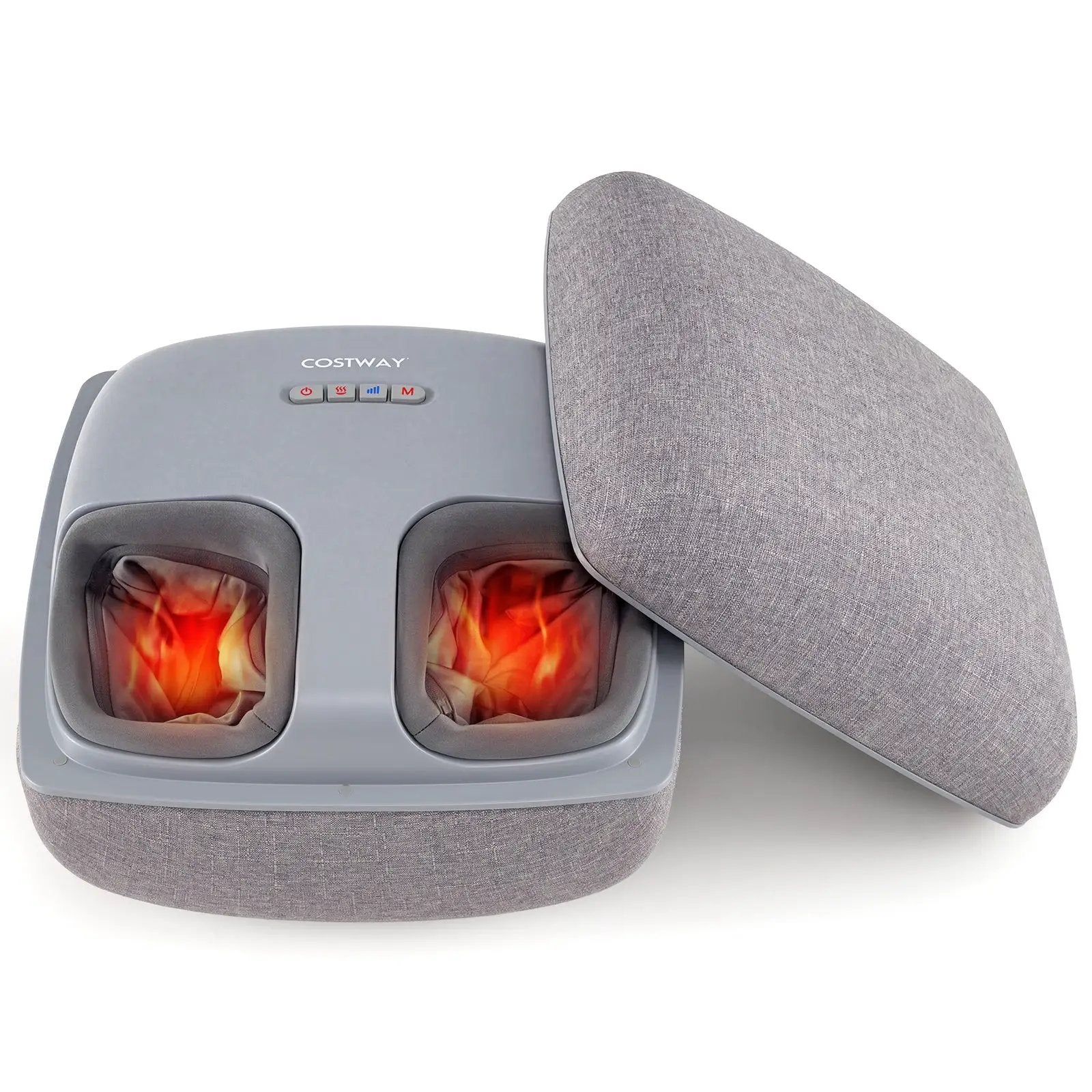 Shiatsu Foot Massager with 3-Level Deep Kneading and Air Compression by DirectDeals