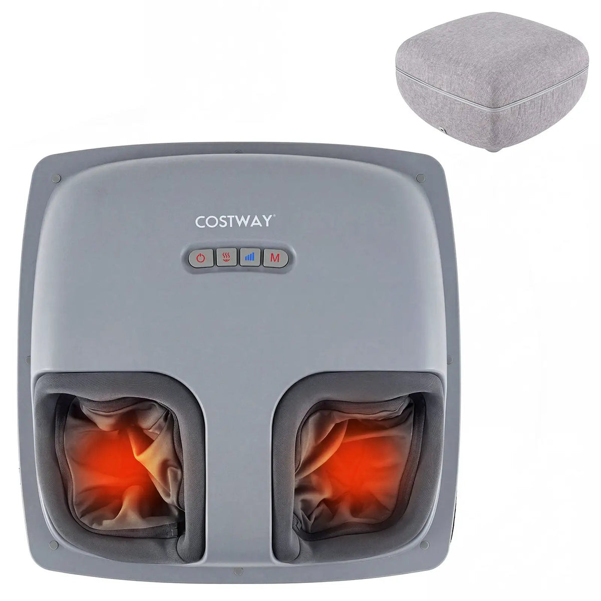 Shiatsu Foot Massager with 3-Level Deep Kneading and Air Compression by DirectDeals