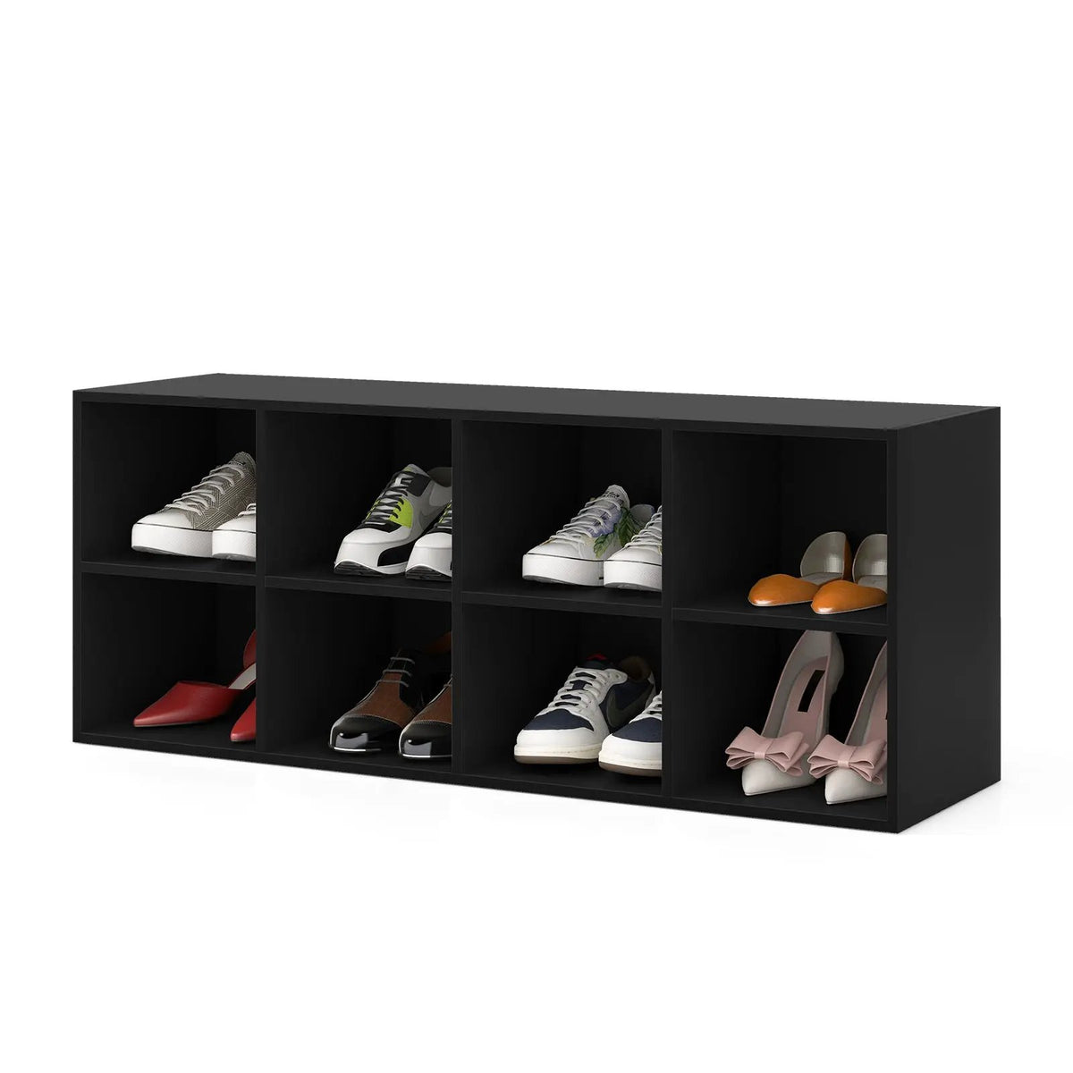 8 Cubbies Shoe Organizer with 500 LBS Weight Capacity by DirectDeals