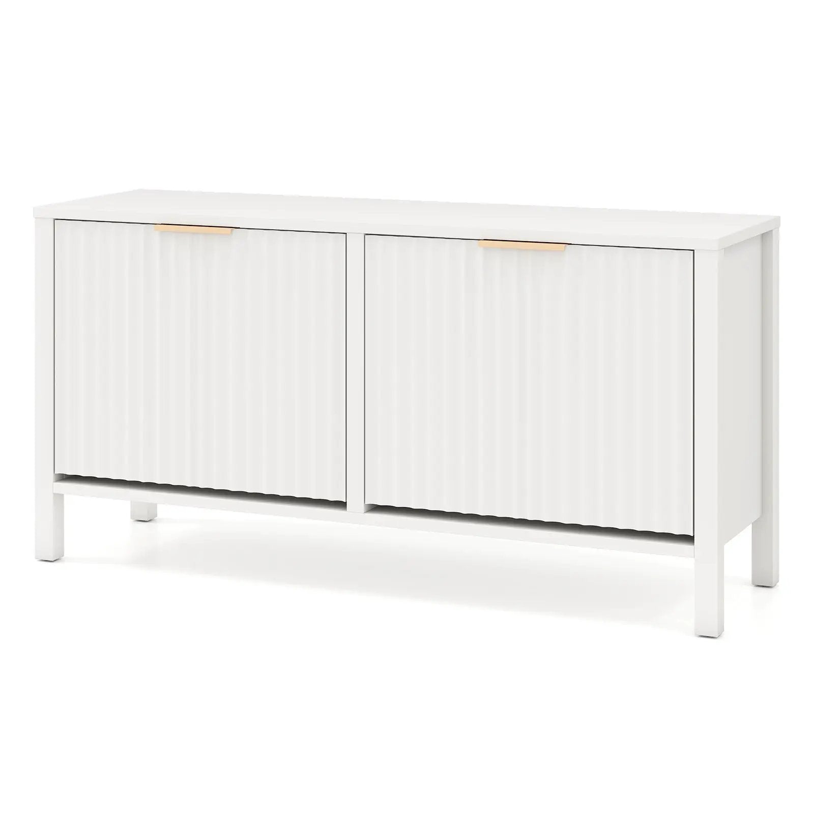 Shoe Storage Bench Narrow Wooden Entryway Bench with 2 Flip Drawers by DirectDeals