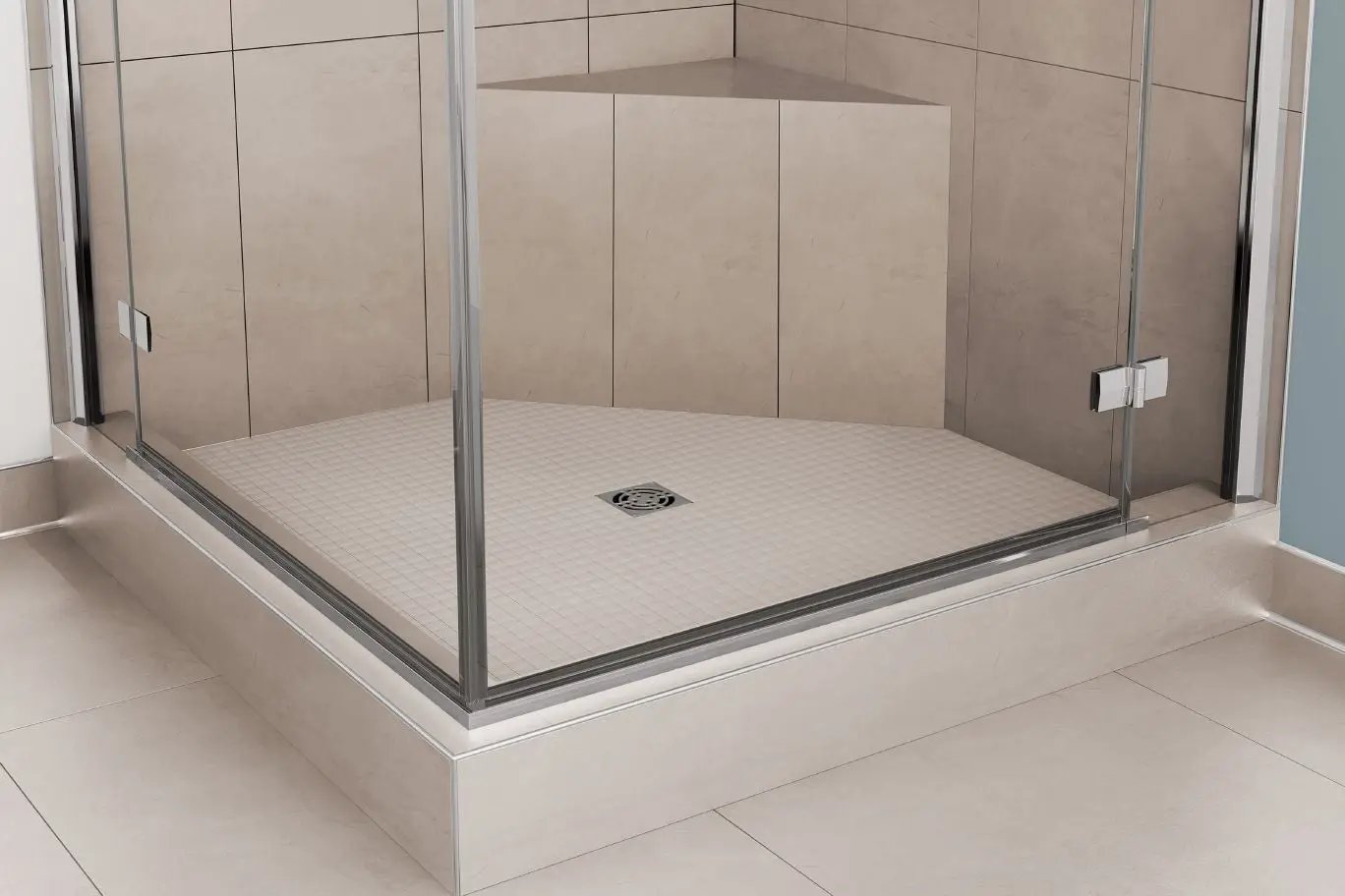 Schluter® Kerdi Board Waterproof Shower Curb by The Original Granite Bracket