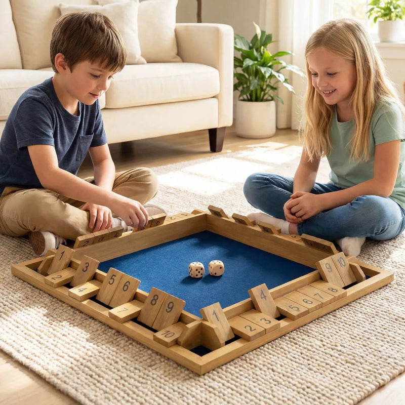 24 Inch Extra-Large Shut The Box Game for 2 by DirectDeals