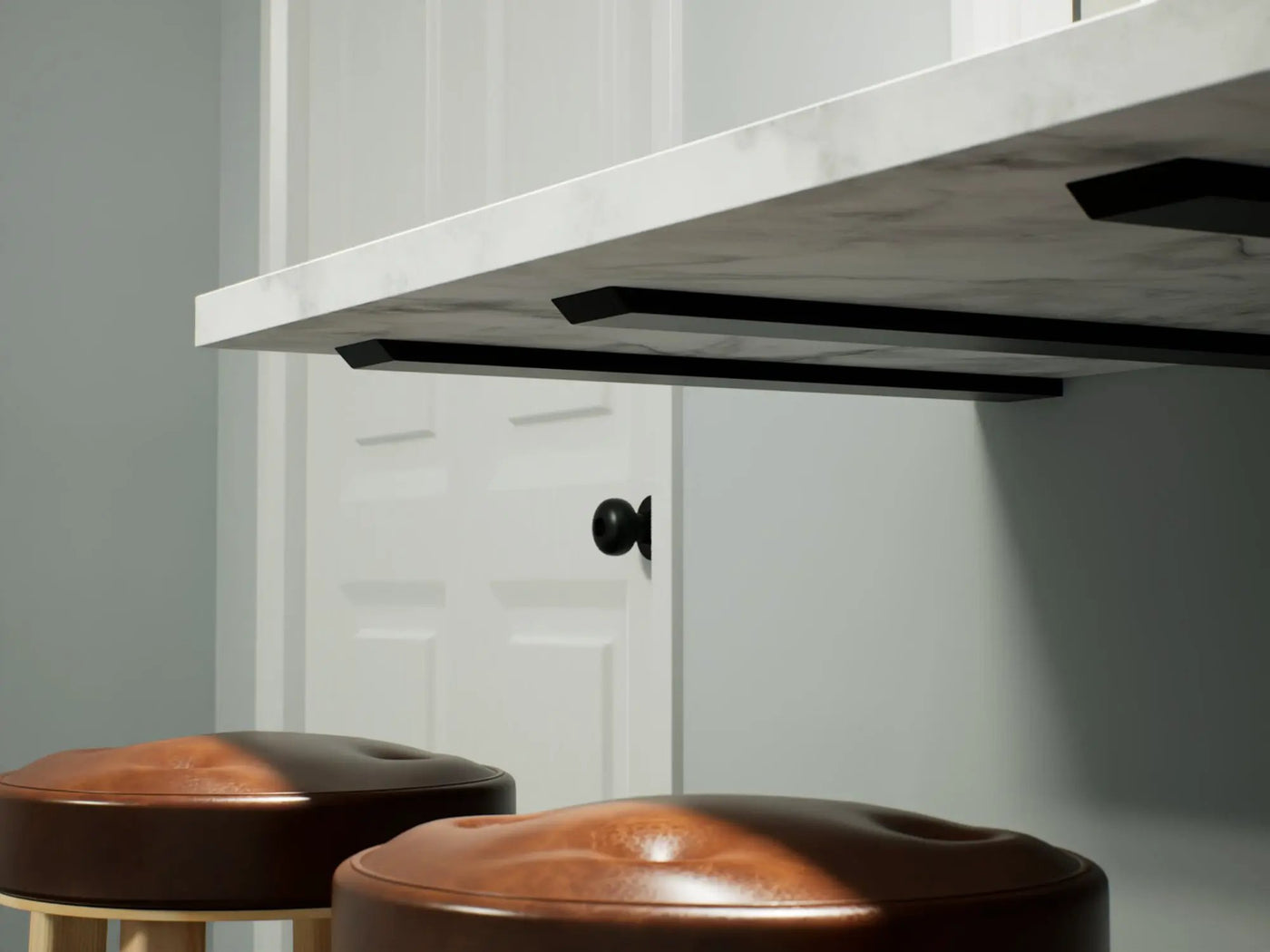 The Original™ Side Wall Free Hanging Shelf Bracket in Industrial, Aluminum or American Made Steel by The Original Granite Bracket