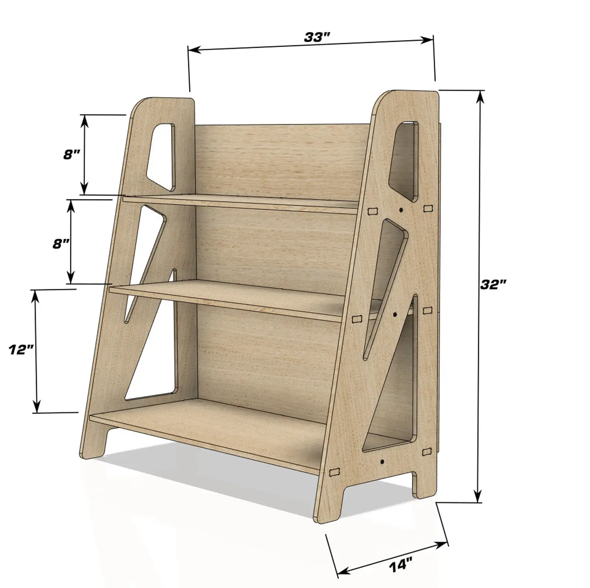 SIENNA- Toy Shelf by Bush Acres