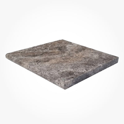 Gray Travertine Pool Copings