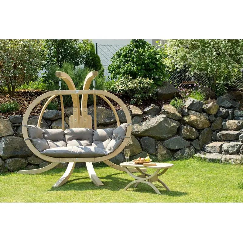 Amazonas Globo Royal Taupe Double Seater Hanging Chair (Weatherproof Cushion) by Outdoor-USA®