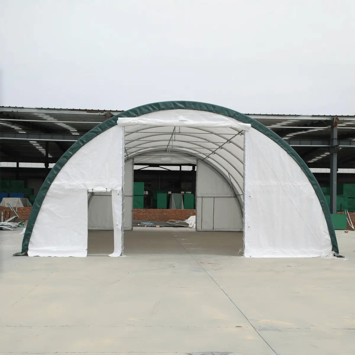 W30'xL65'xH15' Single Truss Arch Storage Shelter by Chery Industrial