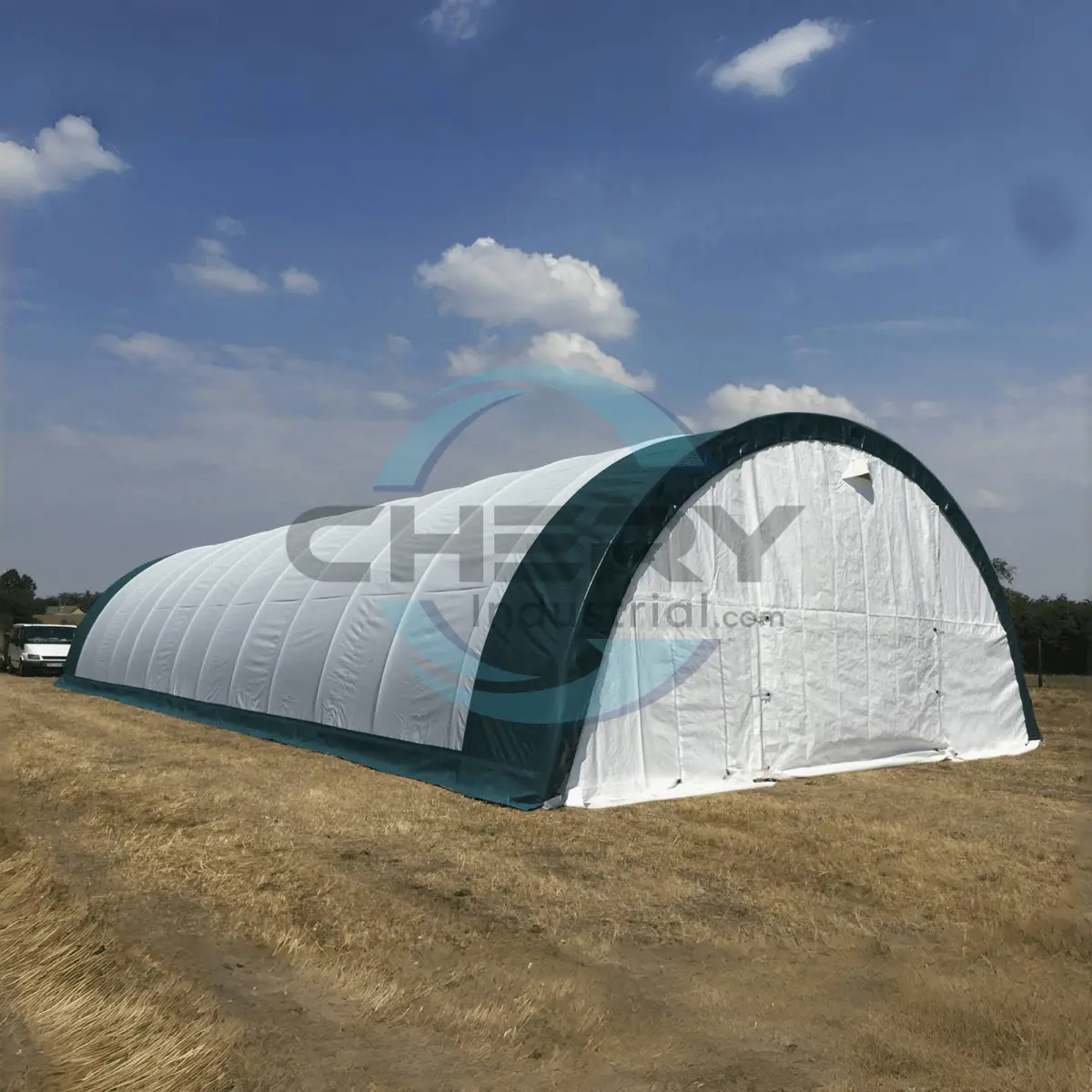W30'xL85'xH15' Single Truss Arch Storage Shelter by Chery Industrial