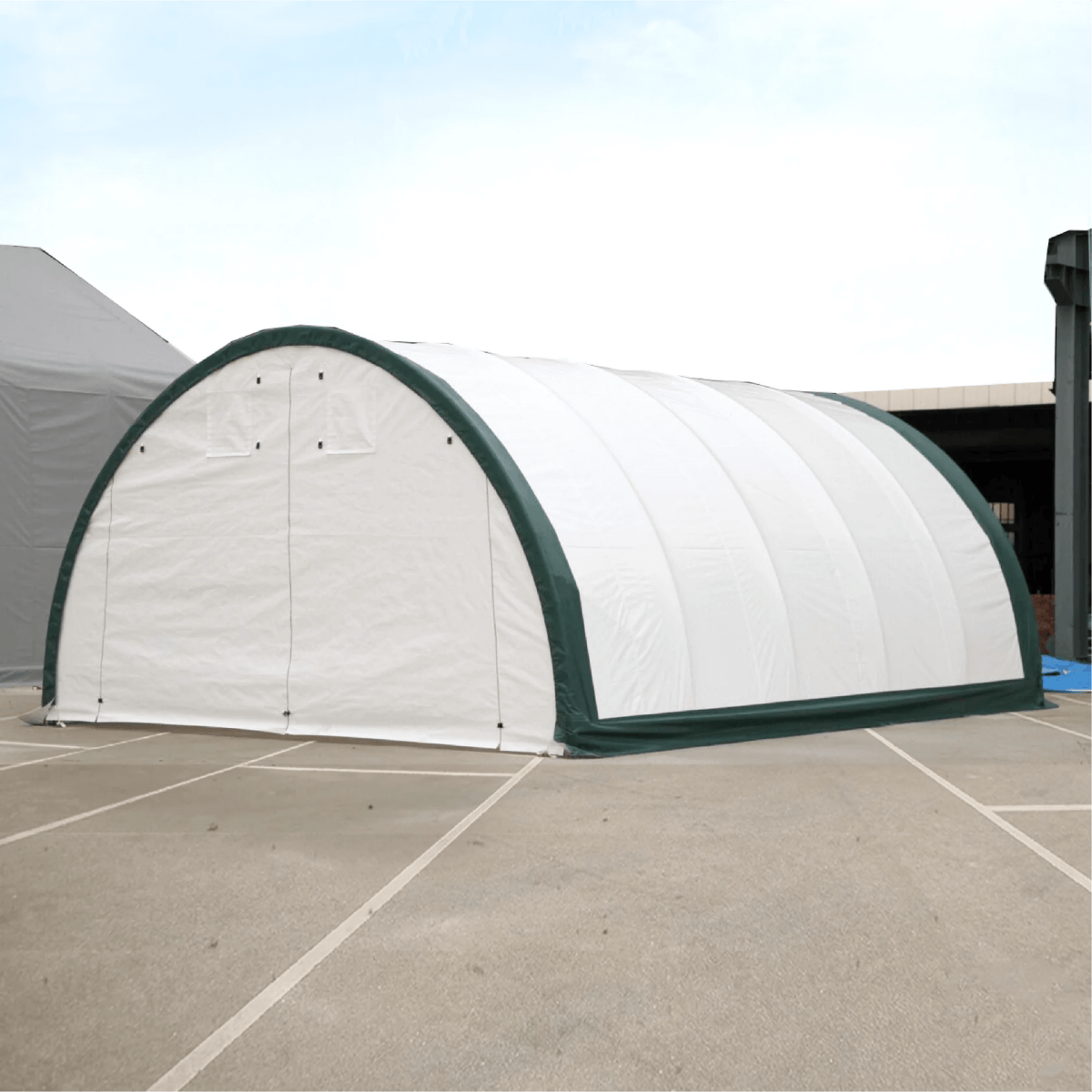 W20'xL30'xH12' Single Truss Arch Storage Shelter by Chery Industrial