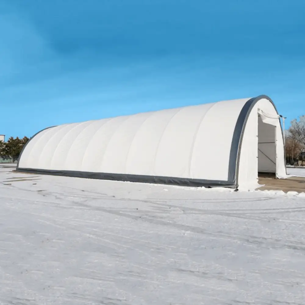 W40'xL80'xH20' Single Truss Arch Storage Shelter by Chery Industrial