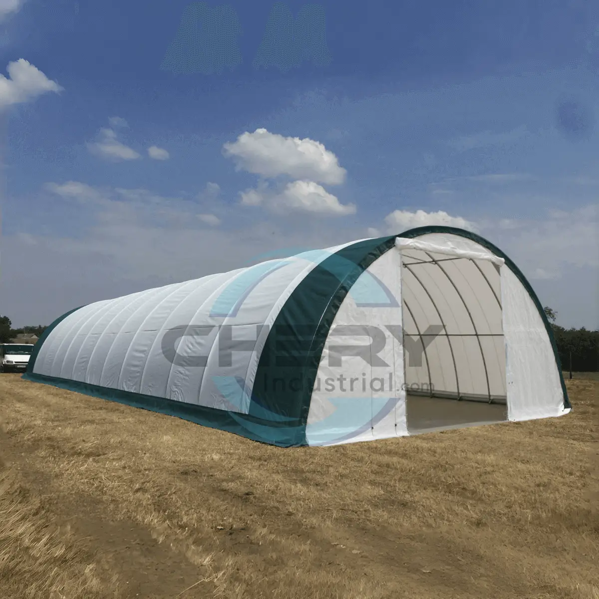 W40'xL80'xH20' Single Truss Arch Storage Shelter by Chery Industrial