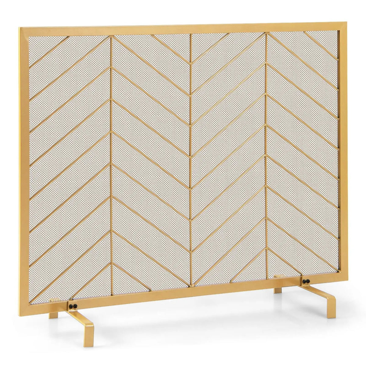 38 x 31 Inch Single Panel Fireplace Screen by DirectDeals