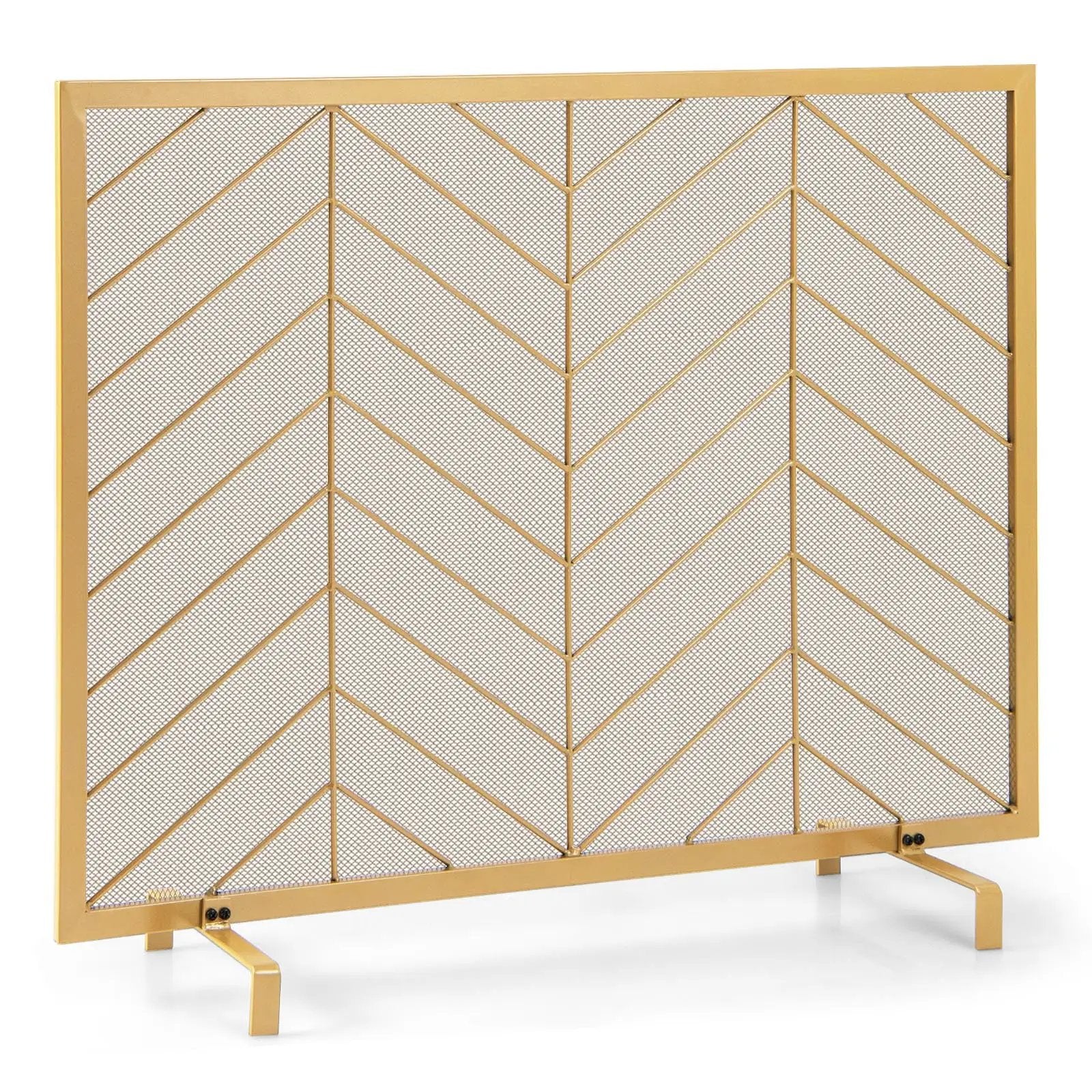 38 x 31 Inch Single Panel Fireplace Screen by DirectDeals