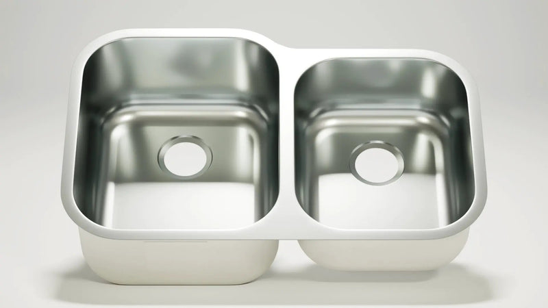 Stainless Steel Sink 60/40 (Double Bowl) by The Original Granite Bracket