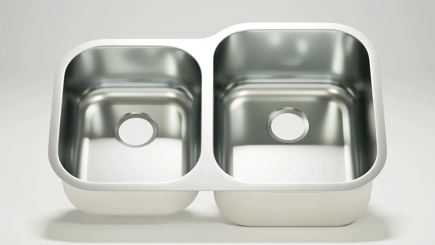 Stainless Steel Sink 40/60 (Double Bowl) by The Original Granite Bracket