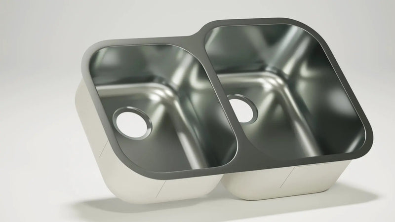 Stainless Steel Sink 40/60 (Double Bowl) by The Original Granite Bracket
