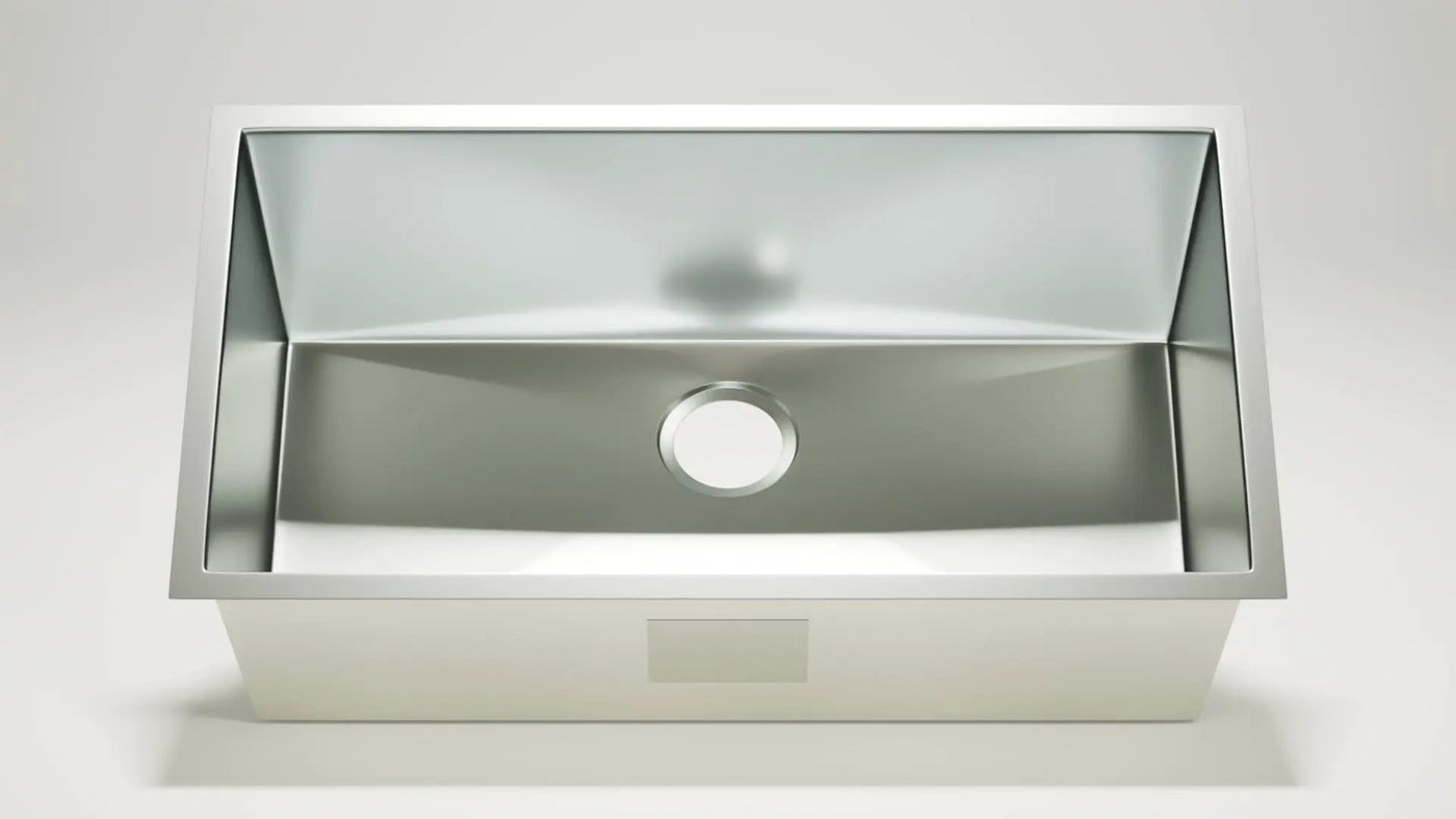 Stainless Steel Square Sink (Single Bowl) by The Original Granite Bracket