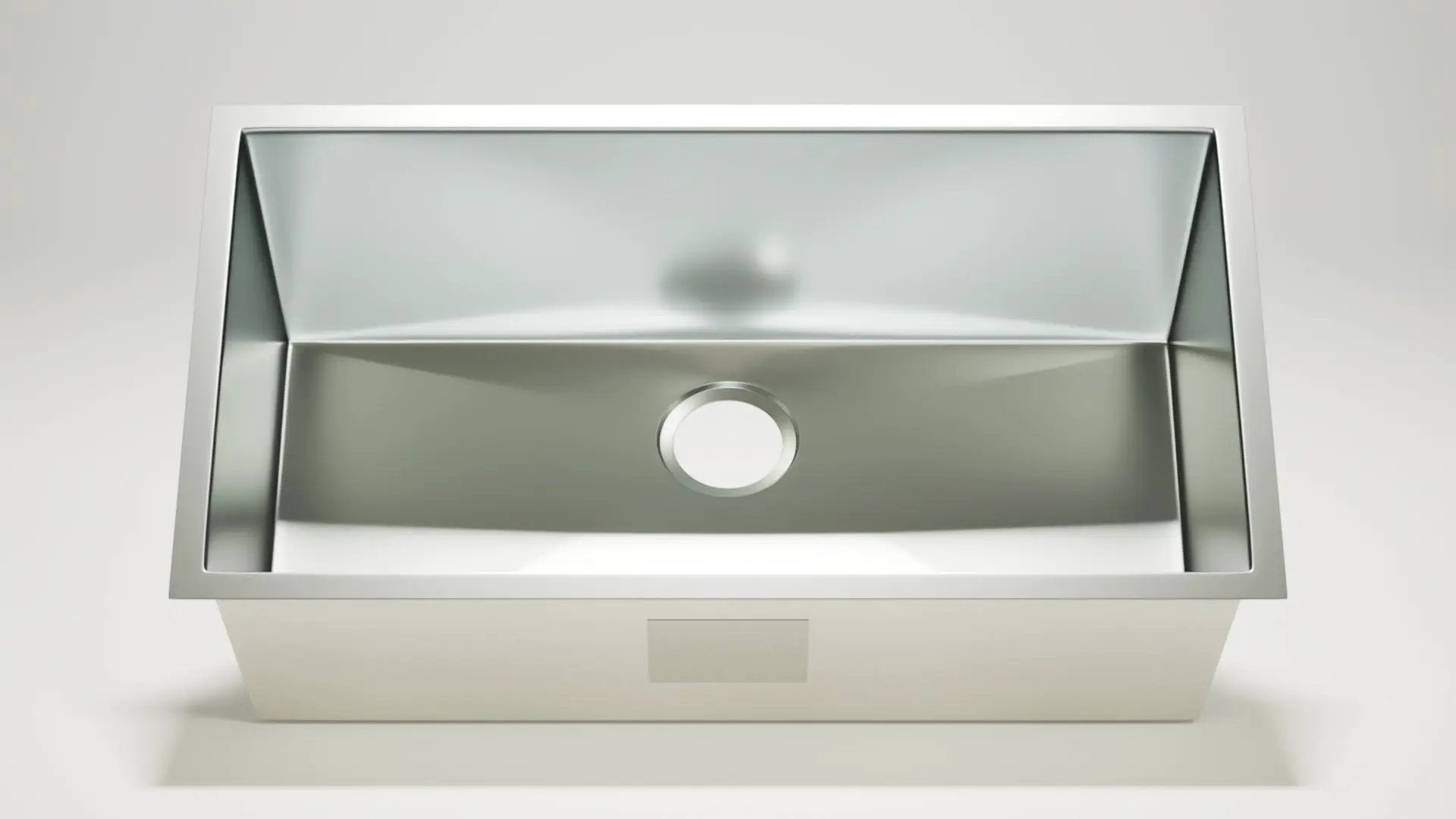 Stainless Steel Square Sink (Single Bowl) by The Original Granite Bracket