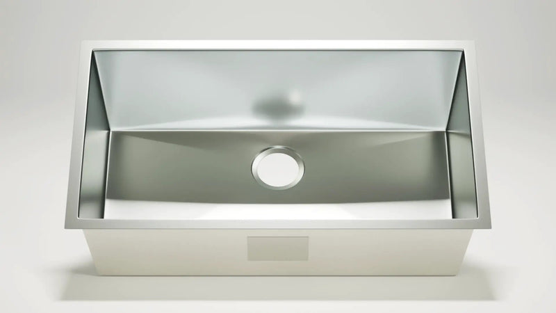 Stainless Steel Square Sink (Single Bowl) by The Original Granite Bracket