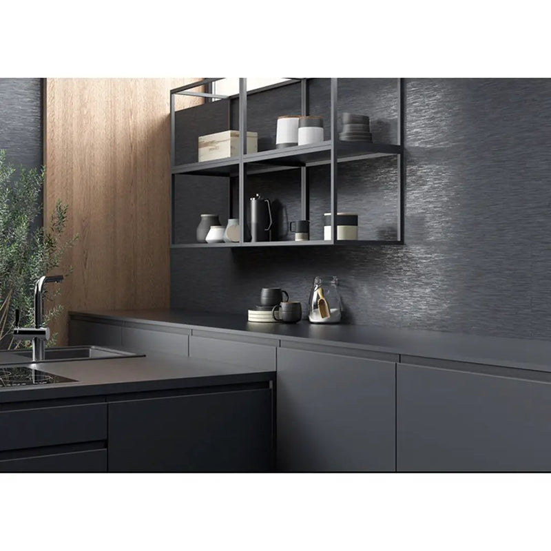 Black 24x48 Textured Porcelain Large Format Tile (2 pack, 15.29 sq ft/case) by Apollo Tile