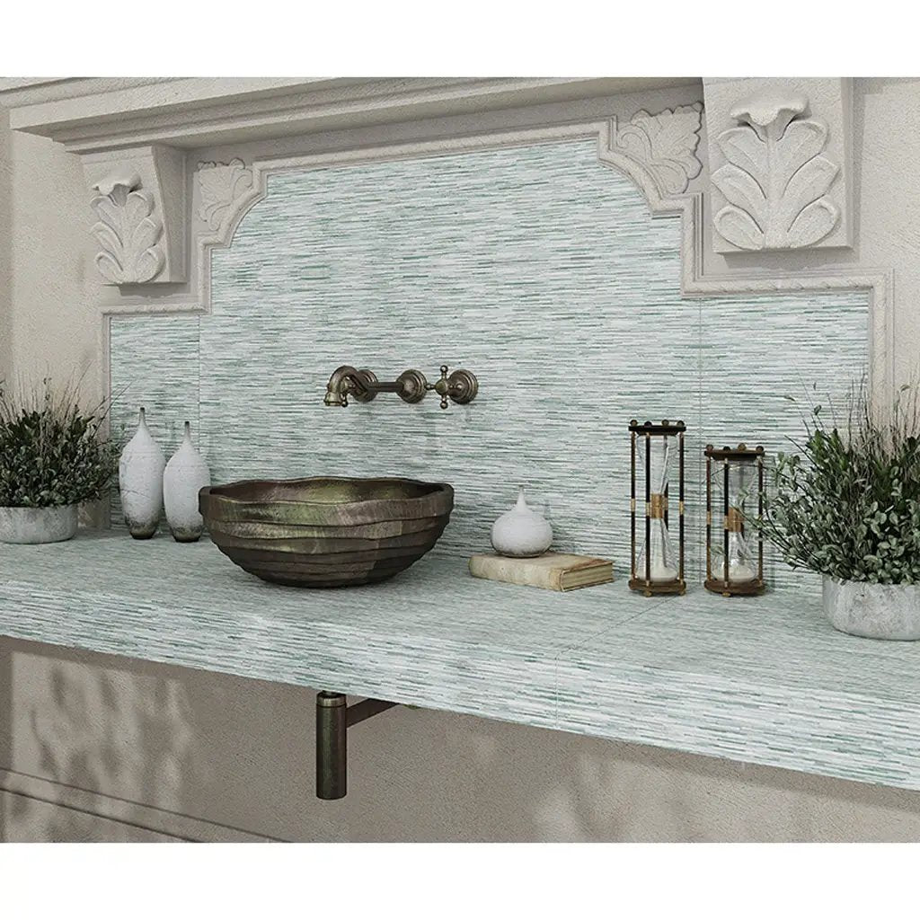 Green 24x48 Textured Porcelain Large Format Tile (2 pack, 15.29 sq ft/case) by Apollo Tile