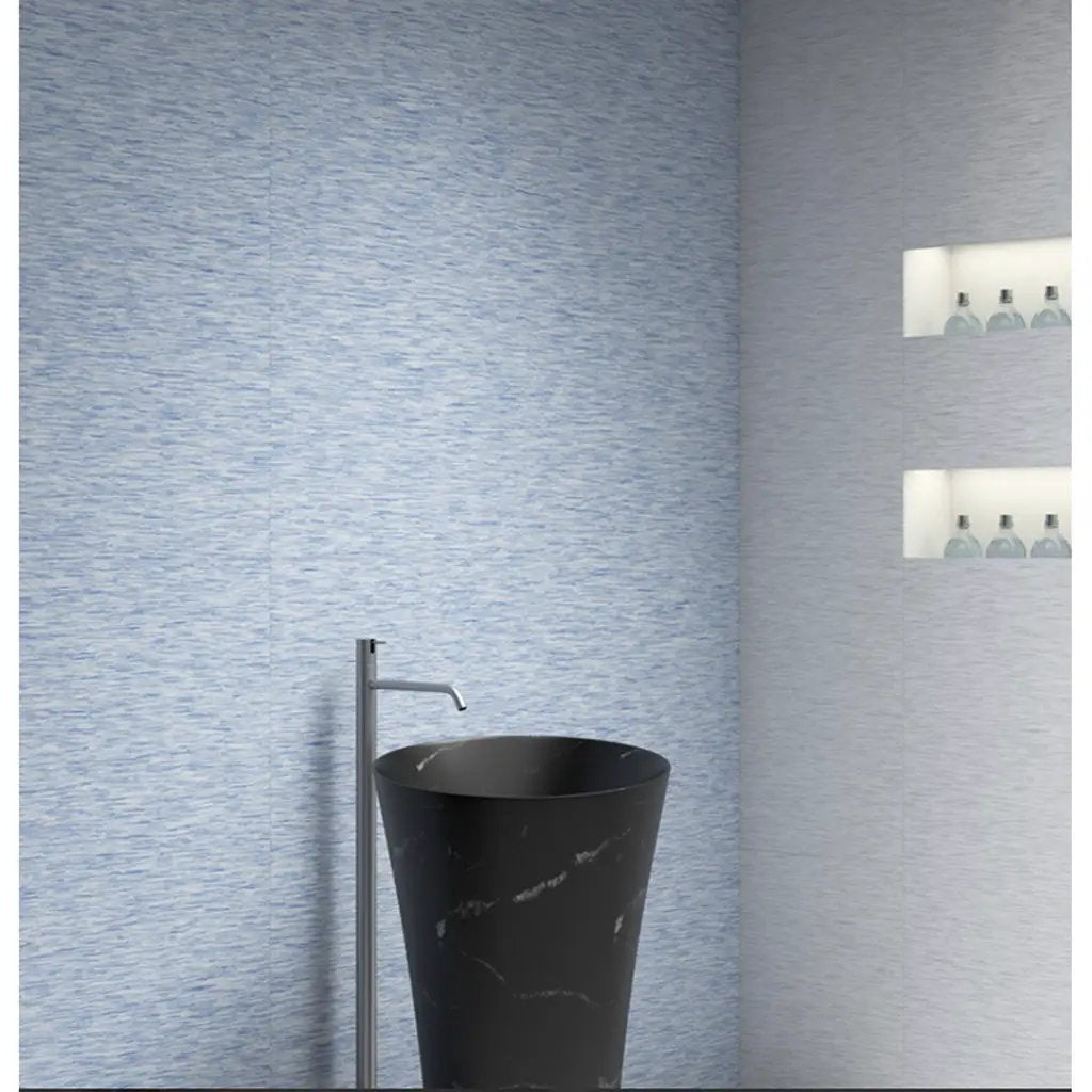 Blue 24x48 Textured Porcelain Large Format Tile (2 pack, 15.29 sq ft/case) by Apollo Tile