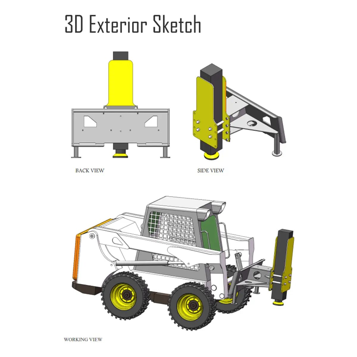 Greatbear Skid Steer Post Driver by Chery Industrial