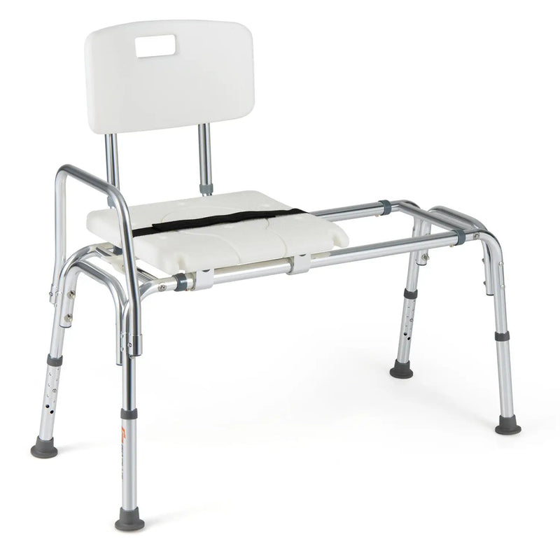 Sliding Transfer Bench with Adjustable Height for Bathtub by DirectDeals