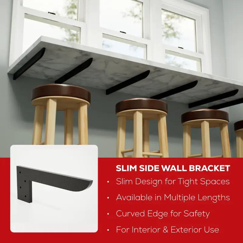The Original™ Slim Side Wall Bracket by The Original Granite Bracket