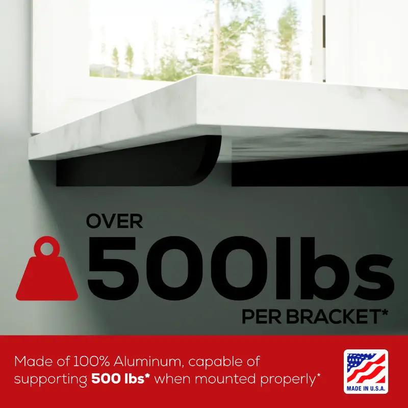 The Original™ Slim Side Wall Bracket by The Original Granite Bracket